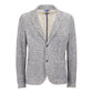 Chic Patterned Cotton Blend Blazer