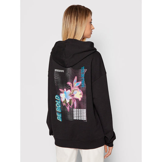 Embossed Detail Cotton Hoodie - Elegance with Comfort
