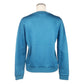 Chic Blue Crewneck Viscose Sweatshirt