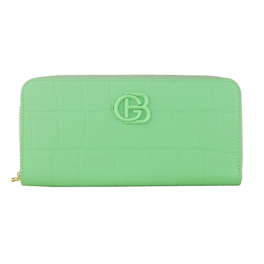Mint Green Vitello Leather Purse