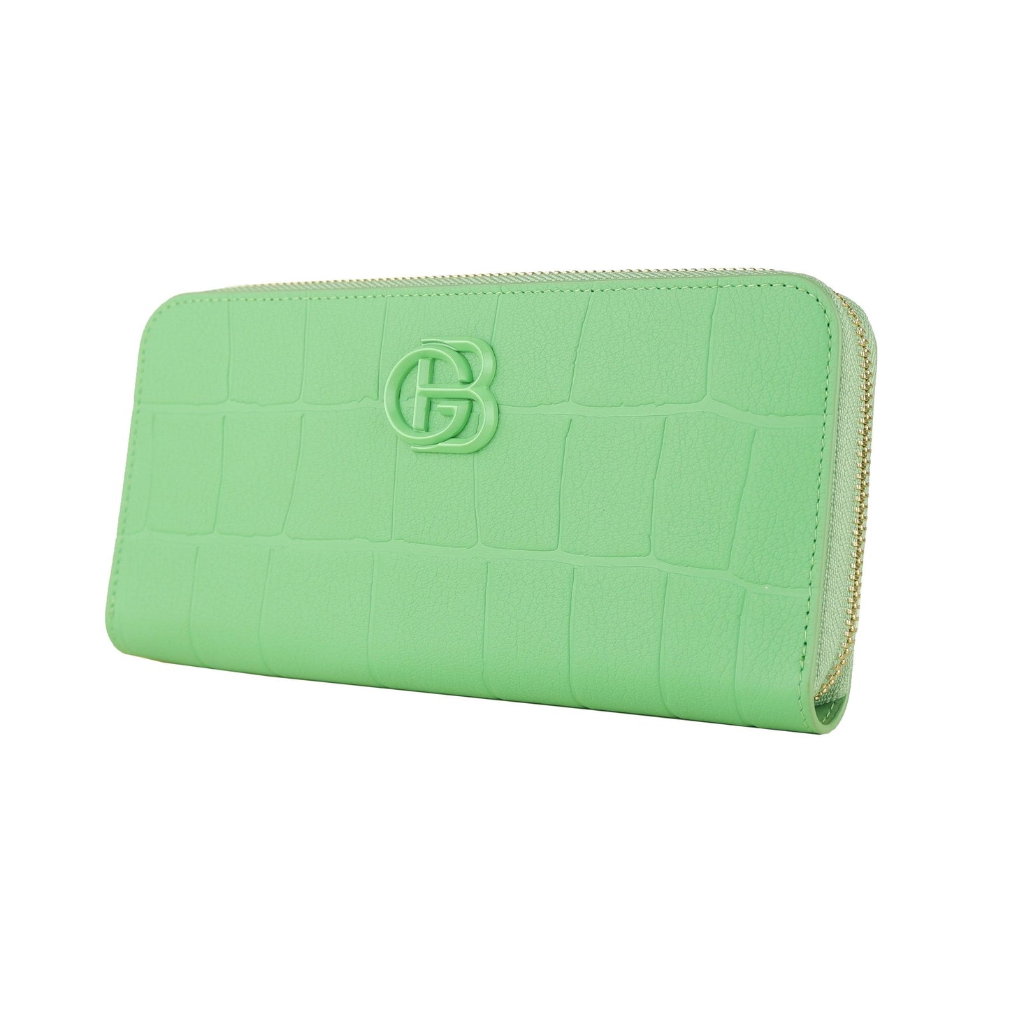 Mint Green Vitello Leather Purse