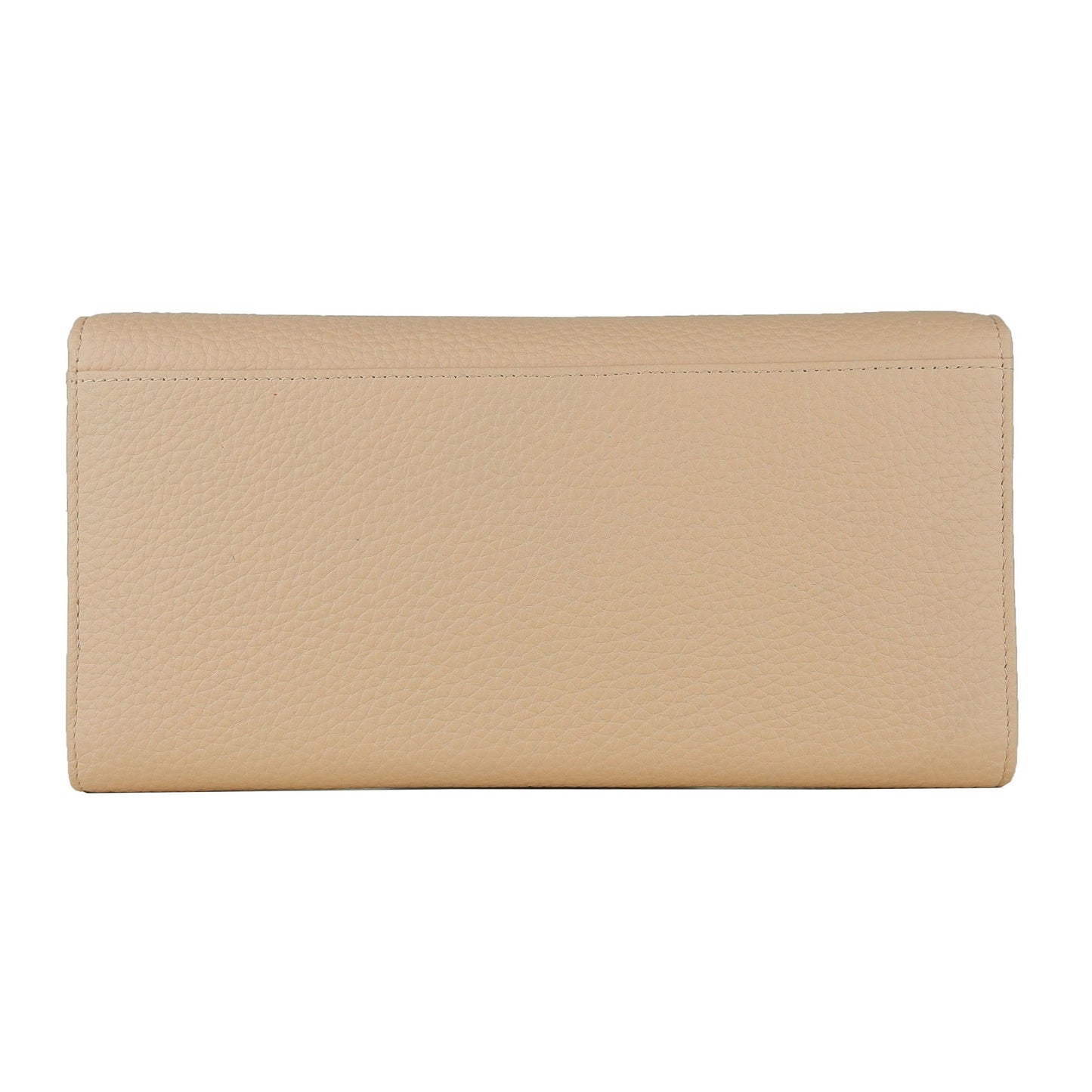 Elegant Beige Vitello Crossbody Luxe Bag