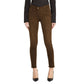 Elegant Brown Denim with Iconic Logo Detail
