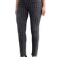 Elegant Black Studded Slim Fit Denim