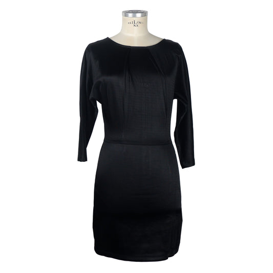 Elegant Long Sleeve Viscose Dress