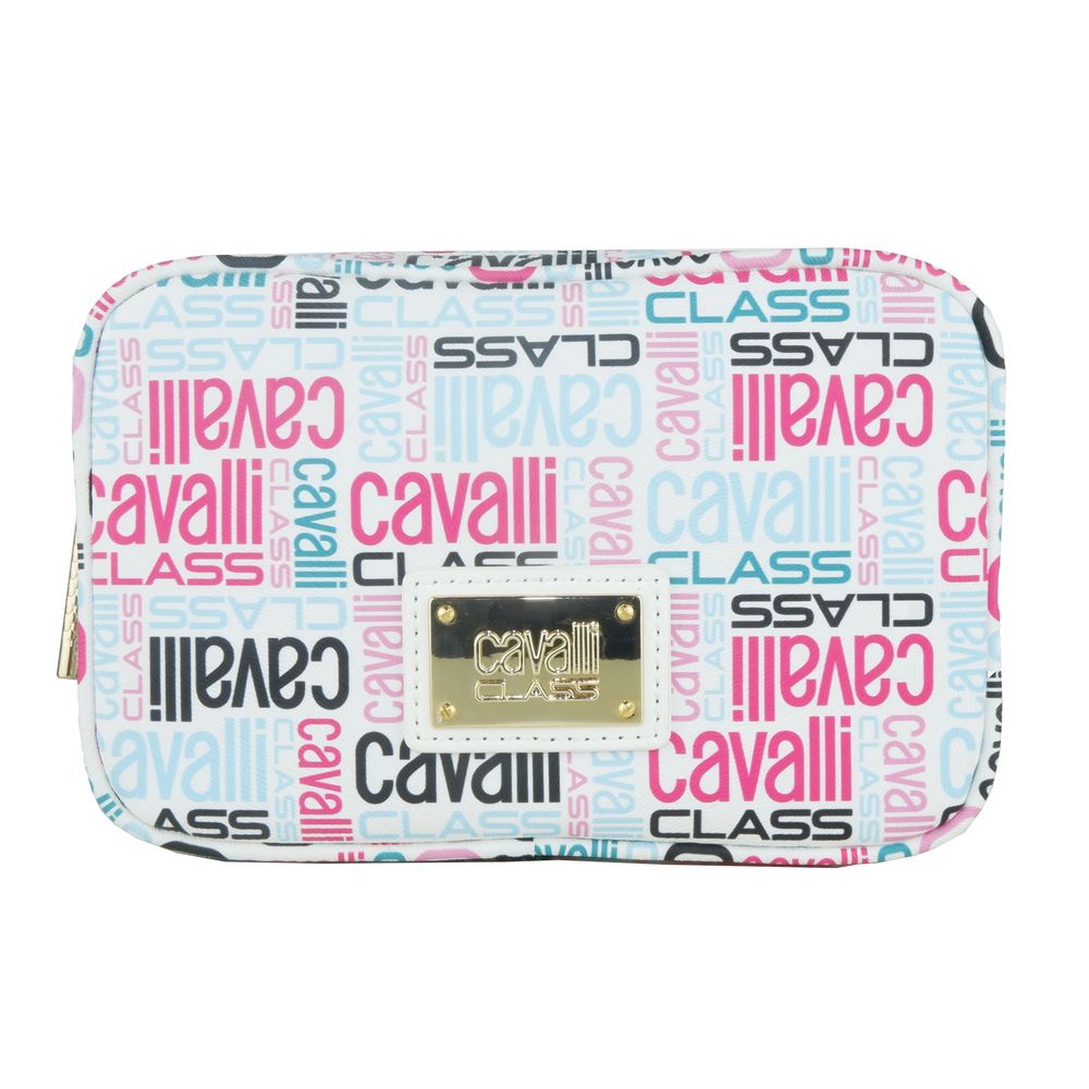 Chic White Crossbody with Iconic Logo Detail