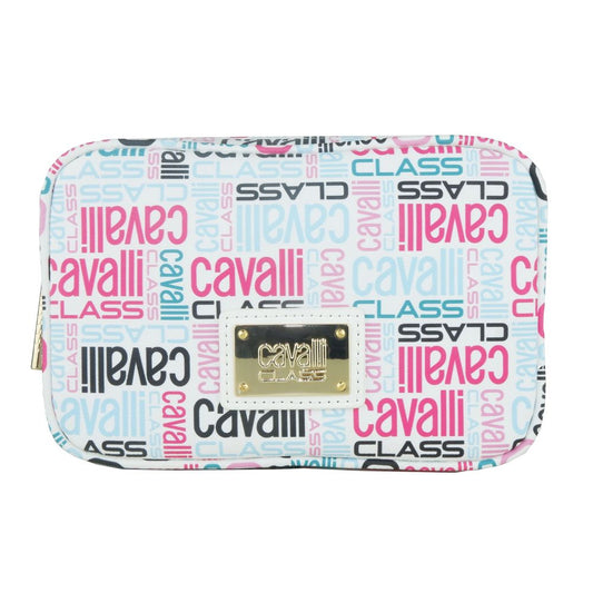 Chic White Crossbody with Iconic Logo Detail
