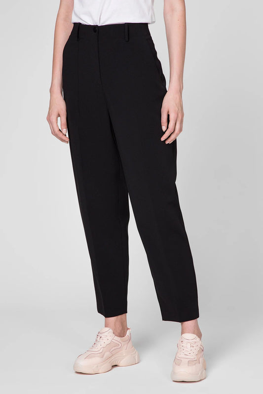 Elegant Tapered High-Rise Trousers