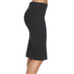 Elegant Black Cotton Sheath Dress