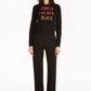 Elegant Viscose Trousers with Side Zip