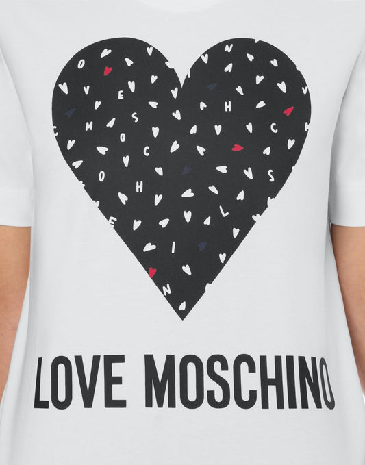 Chic White Designer Tee with Front Logo