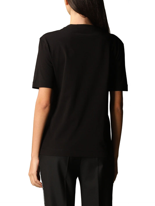 Chic Hands Print Cotton Tee