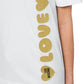 Dazzling Heart Lurex Logo Tee