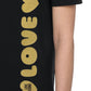 Chic Lurex Heart Logo Cotton Tee