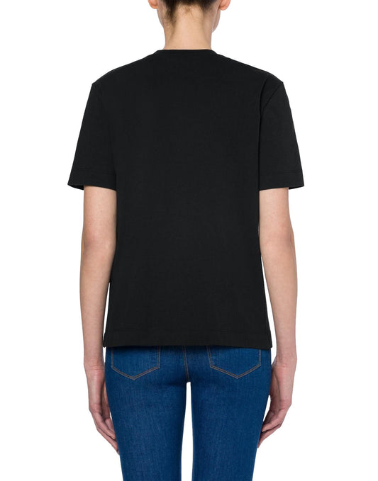 Chic Lurex Heart Logo Cotton Tee