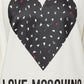 Chic Heart Print Long-Sleeved Dress