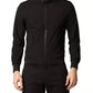 Elegant Black Elasticized Jacket