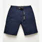 Elegant Blue Cotton Blend Shorts