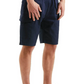 Elegant Blue Cotton Blend Shorts