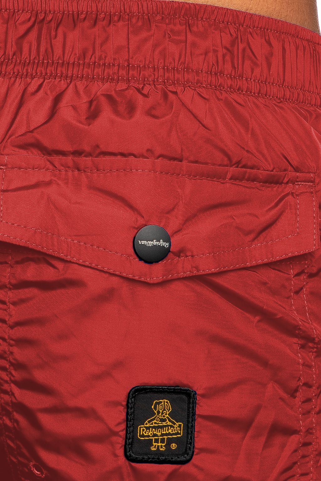 Elegant Pink Nylon Men's Swim Shorts