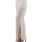 Elegant High Waisted Wide Trousers with Slits