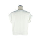 Sequined Cotton T-Shirt - White Elegance