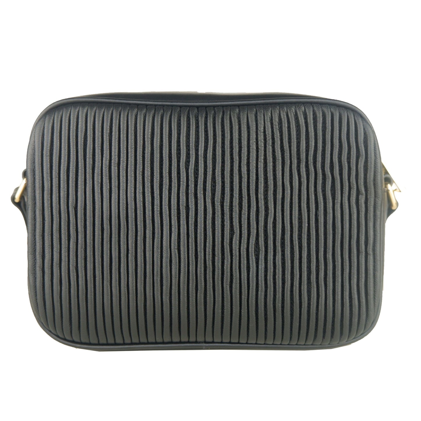 Elegant Black Crossbody Leather Bag