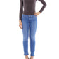 Elegant Light Blue Stretch Denim