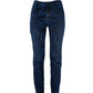 Elegant Elasticized Blue Denim Jeans