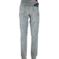 Elegant Grey Elasticized Denim Jeans