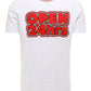 Elevated White Cotton Roundneck T-Shirt
