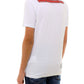 Elevated White Cotton Roundneck T-Shirt