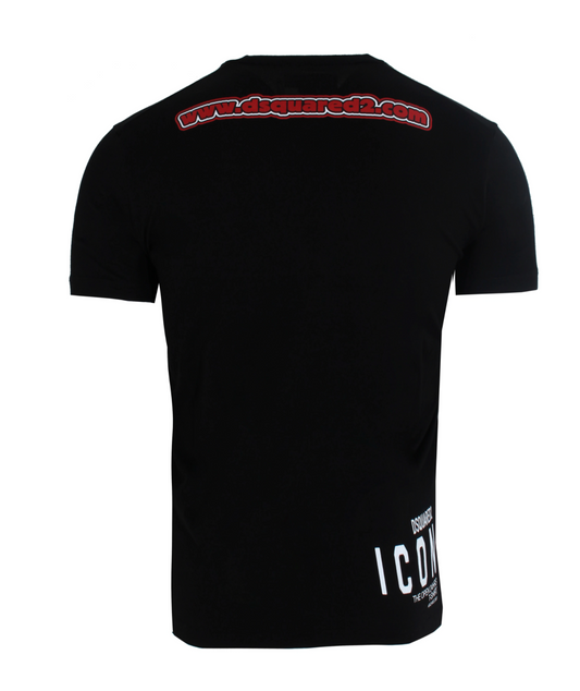 Black Double-Sided Print Tee