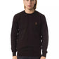 Embroidered Merino Wool Crew Neck Sweater
