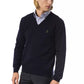 Elegant V-Neck Merino Wool Sweater