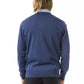 Embroidered V-Neck Merino Wool Sweater