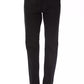 Ungaro Fever Elegant Black Cotton Blend Pants