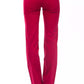 Ravishing Red Regular Fit Pants with Chic Detailing