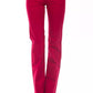 Ravishing Red Regular Fit Pants with Chic Detailing