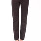Elegant Brown Regular Fit Designer Pants