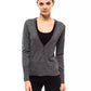 Elegant V-Neck Sweater with Chic Logo Detail
