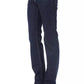 Elegant Blue Regular Fit Luxury Jeans