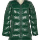 Elegant Shine Long Down Jacket - Stay Warm & Chic