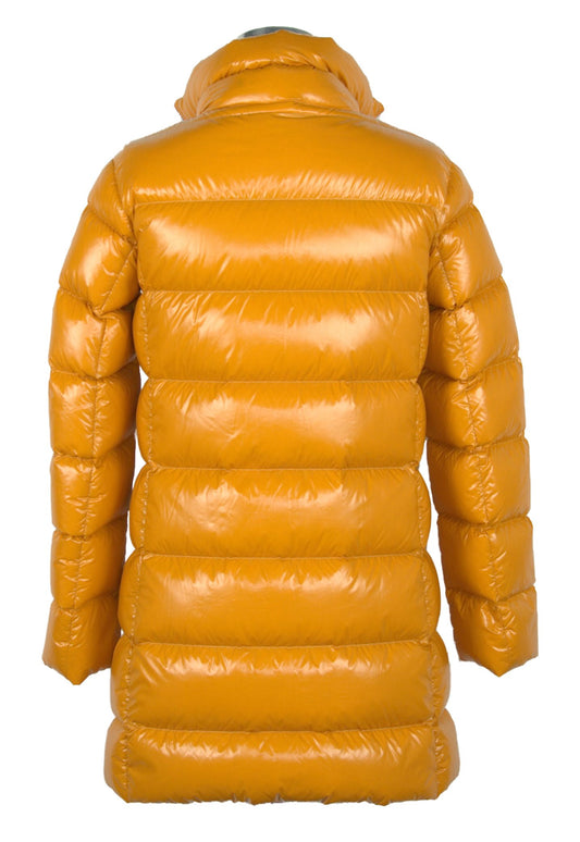 Chic Long Ellis Down Jacket in Gleaming Yellow