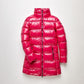 Chic Fuchsia Long Down Jacket for Stylish Warmth