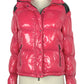 Chic Fuchsia Down Jacket for Elegant Warmth