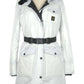 Elegant White Thermal Parka for Women