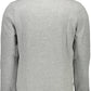 Chic Gray Long-Sleeved Zip Sweatshirt
