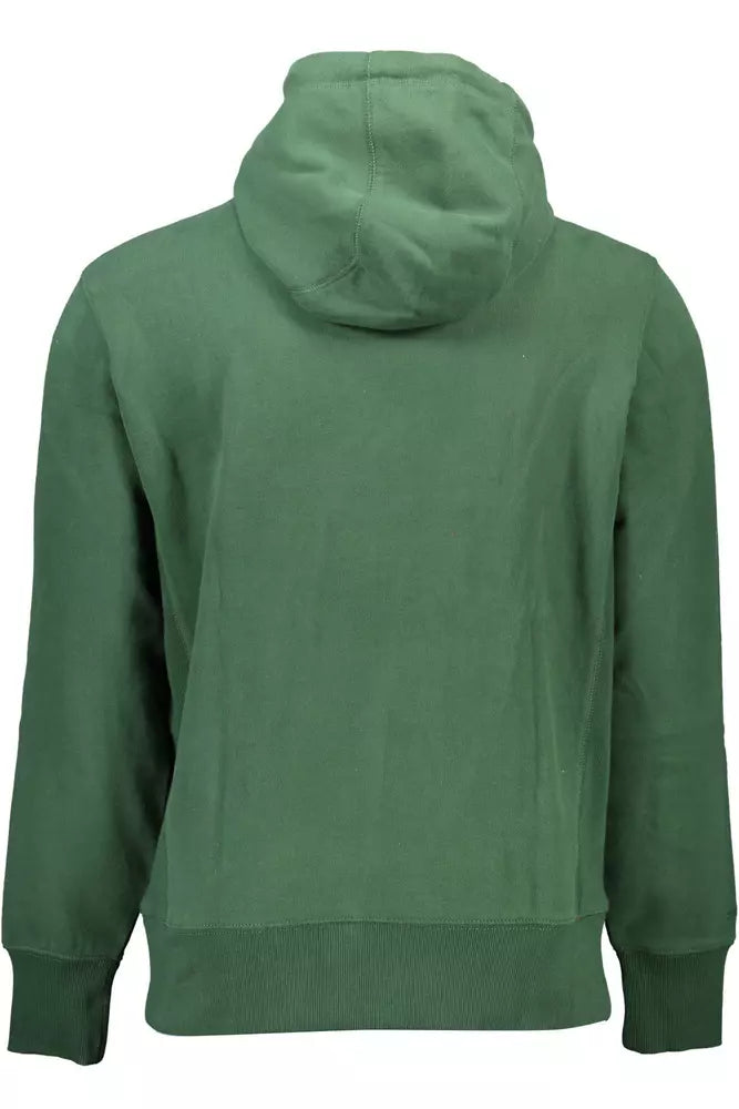 Emerald Green Cotton Hooded Sweatshirt