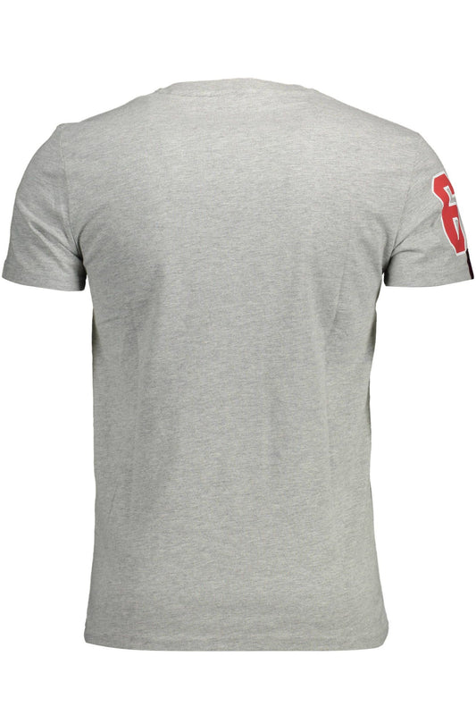 Crew Neck Cotton Tee with Stylish Print